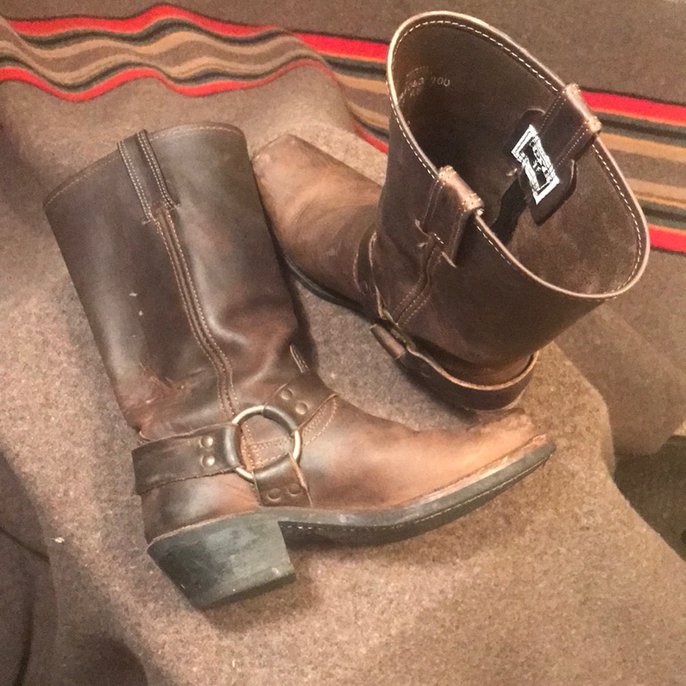 Tall Harness Frye Boots